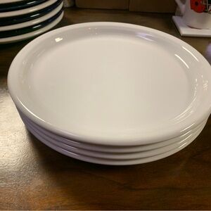 Fiestaware White Set (of 4) 10.5” Bistro Coupe Dinner Plates